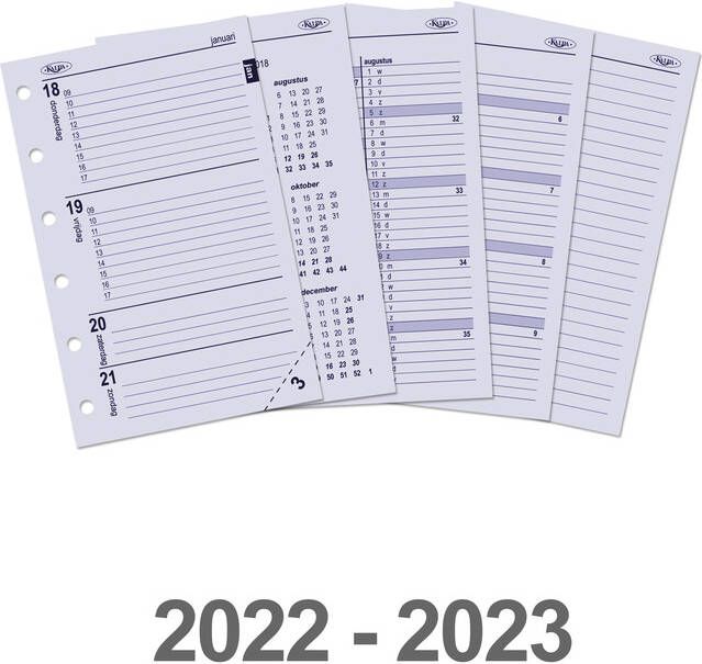 Kalpa Agendavulling 2022-2023 Pocket 7dagen 2pagina's