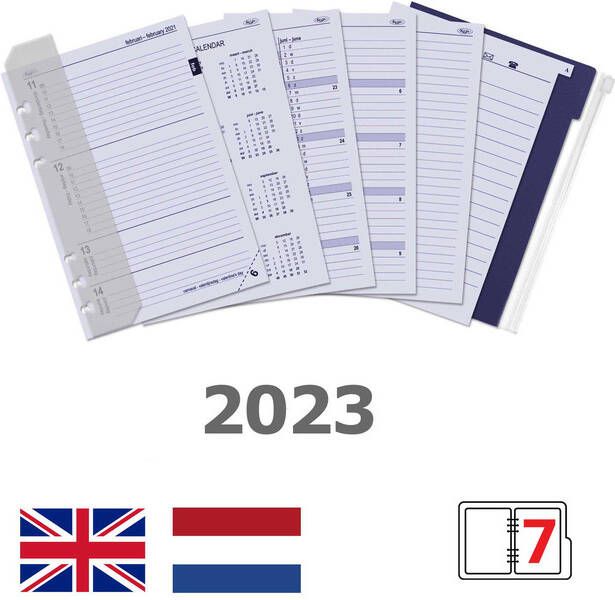 Kalpa Agendavulling 2023 A5 jaardoos 7dagen 2pagina's