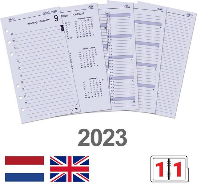 Kalpa Agendavulling 2022 Personal Standaard 1dag 1pagina