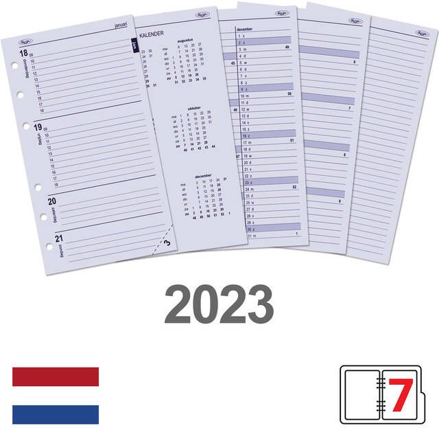 Kalpa Agendavulling 2023 Personal 7dagen 2pagina's