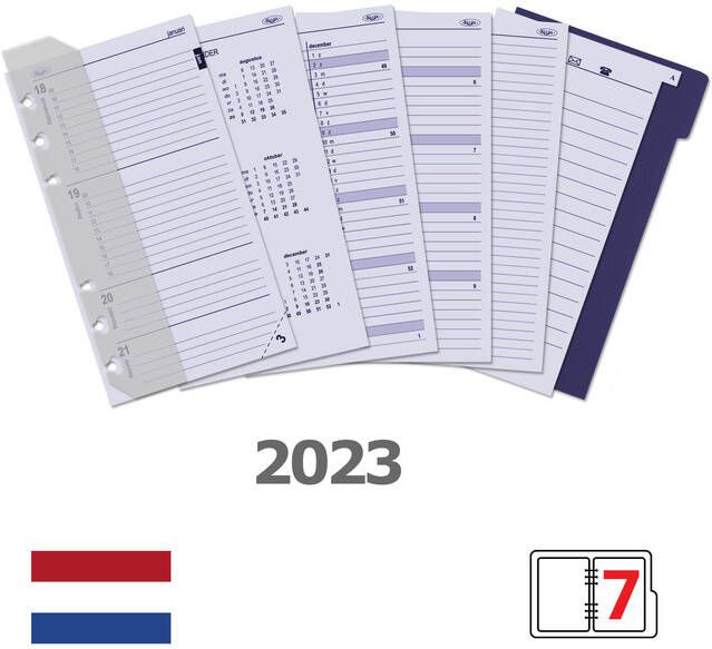 Kalpa Agendavulling 2022 Personal Standaard jaardoos 7dag 2pagina's