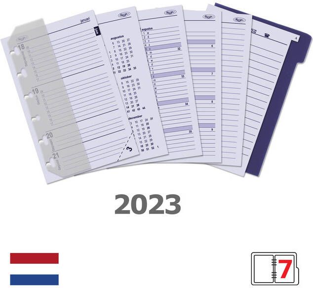 Kalpa Agendavulling 2022 Pocket Junior jaardoos 7dag 2pagina's