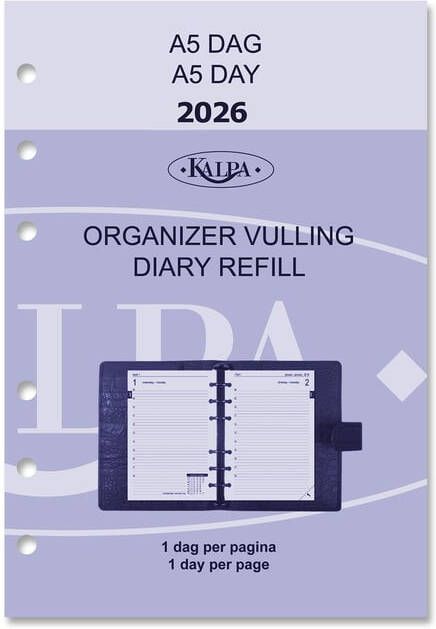 Kalpa Agendavulling 2025 A5 1dag 1pagina