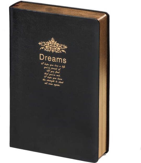 Kalpa Notitieboek Dreams 214x145x40mm blanco zwart