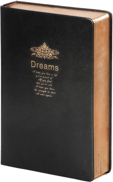 Kalpa Notitieboek Poem 214x145x40mm blanco zwart