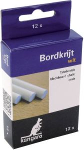 Kangaro Schoolbordkrijt wit 12 stuks
