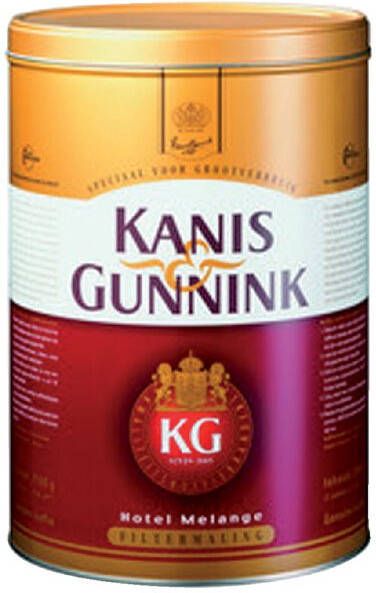 Kanis &amp Gunnink Koffie rood blik snelfilter 2 5kg