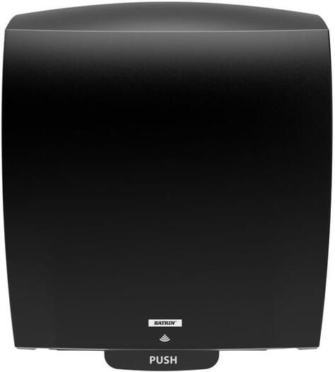 Katrin Handdoekroldispenser systeemrol elektrisch zwart 84753