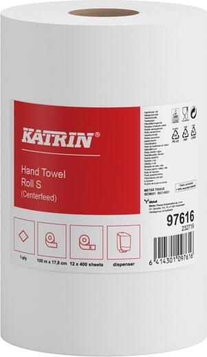 Katrin Poetspapier Plus klein 1-laags 400 vel wit 97616