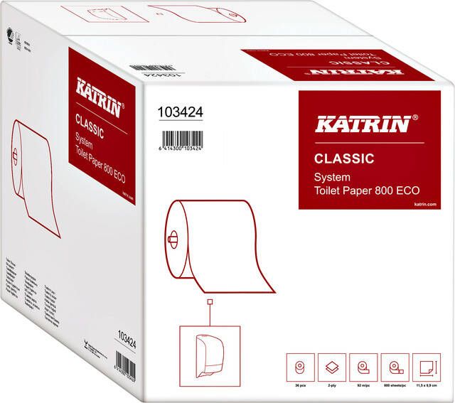 Katrin Toiletpapier 103424 doprol System ECO 2laags 36rollen