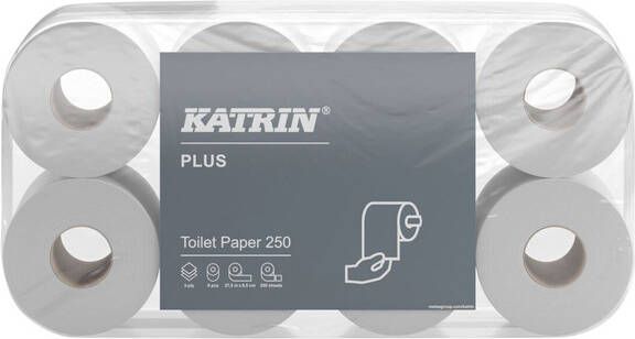 Katrin Toiletpapier Plus 3-laags 250vel 72rollen wit