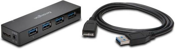 Kensington Hub USB 3.0 4-Poorten met oplader