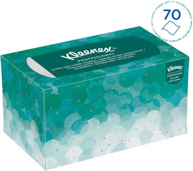 Kleenex Handdoek Ultra Pop-up Box 1-laags 226x254mm 70 vel wit 11268