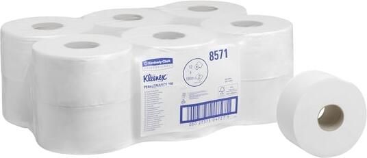 Kleenex Toiletpapier jumbo 2-laags 180m wit 8571