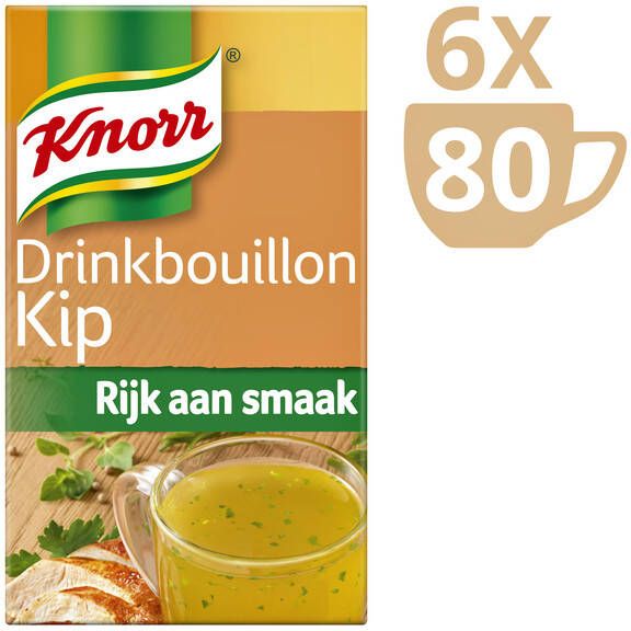 Knorr drinkbouillon kip met tuinkruiden 80 zakjes - Foto 1