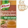 Knorr drinkbouillon rundvlees 80 zakjes - Thumbnail 1