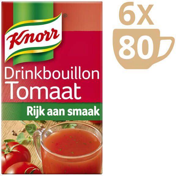 Knorr drinkbouillon tomaat 80 zakjes - Foto 3