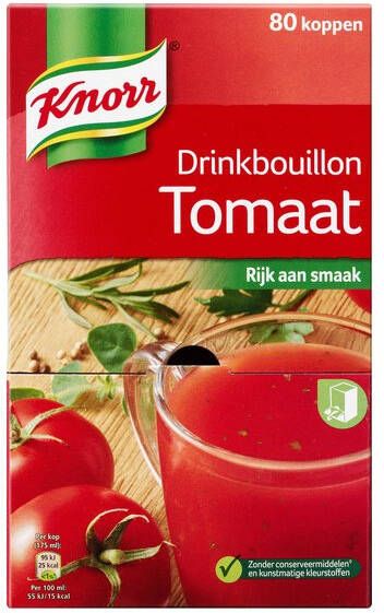 Knorr Drinkbouillon tomaat 80 zakjes