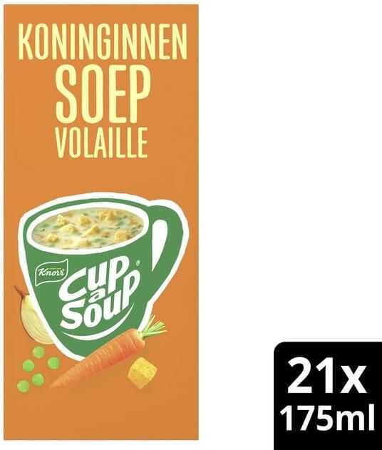 Knorr Cup-a-Soup koninginnensoep 21x175ml