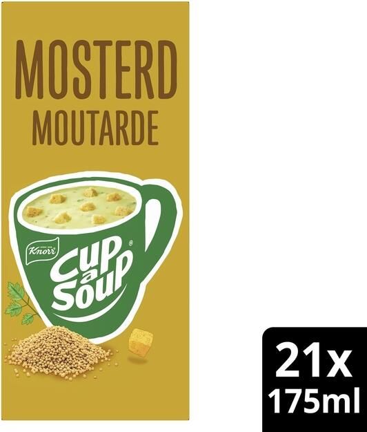 Knorr Cup-a-Soup mosterd 21x175ml