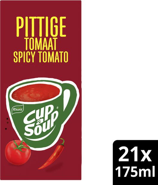 Knorr Cup-a-Soup pittige tomaat 21x175ml
