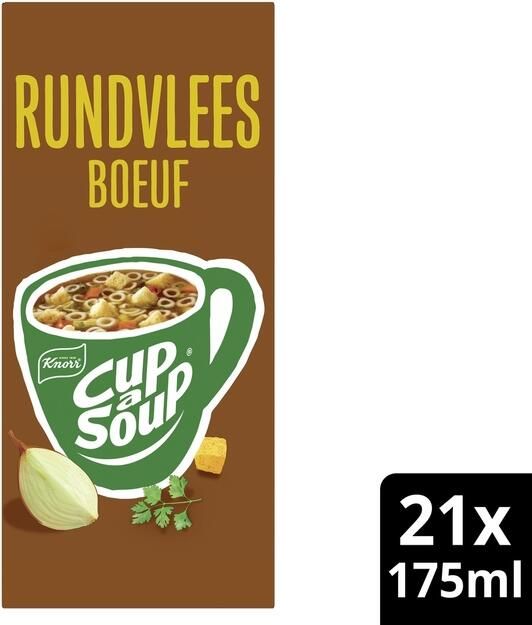 Knorr Cup-a-Soup rundvlees 21x175ml