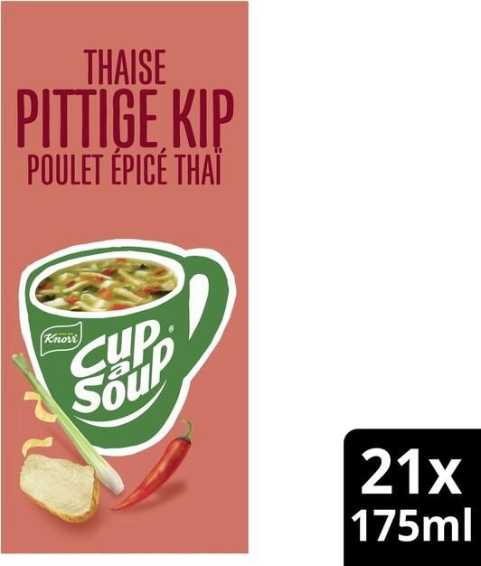 Knorr Cup-a-Soup Thaise pittige kip 21x175ml