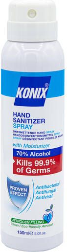Konix Handspray aerosol Hygienic 150ml 70% alcohol