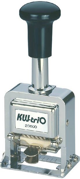 KW-trio Numeroteur 206 met 6 cijfers