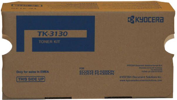 Kyocera TK-3130 tonercartridge 1 stuk(s) Origineel Zwart (1T02LV0NL0)