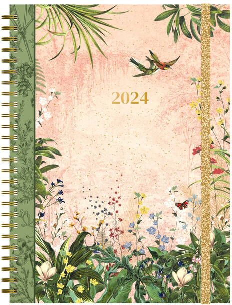 Lannoo Agenda 2024 bureau Botanic 7dagen 2pagina's 170x230 wire-o