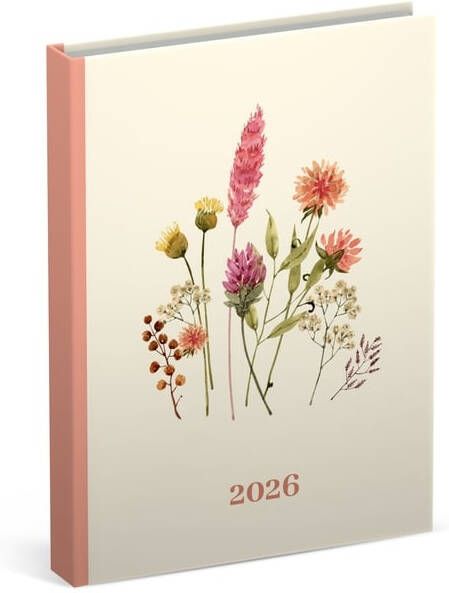 Lannoo Agenda 2026 pocket Flowers Bouquet 7dagen 2pagina's wit