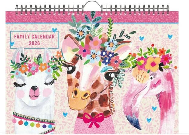 Lannoo Familiekalender 2026 310x220 Paper Salad 7dagen 1pagina