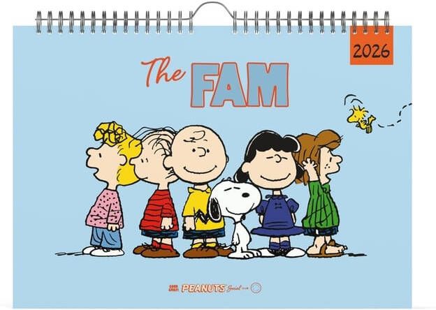 Lannoo Familiekalender 2026 310x220 Peanuts 7dagen 1pagina