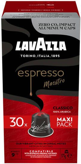 Lavazza Koffiecups espresso Classico 30 stuks