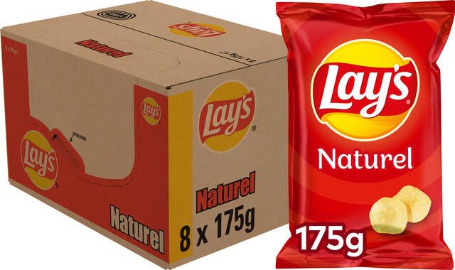 Lay&apos;s Chips Naturel zak van 175 g
