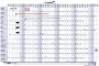 Legamaster Jaarplanner 2023 90x60cm horizontaal gelamineerd en oprolbaar - Thumbnail 1