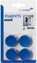 Legamaster Magneet 30mm 850gr blauw 4stuks - Thumbnail 1