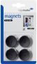 Legamaster Magneet 30mm 850gr zwart 4stuks - Thumbnail 1