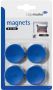 Legamaster Magneet 35mm 1000gr blauw 4stuks - Thumbnail 1