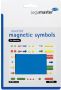 Legamaster magnetisch symbool assorti 10mm blauw - Thumbnail 1