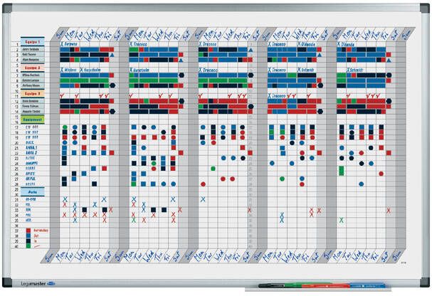 Legamaster PLANBORD PREMIUM DAG WEEK 35 DAGEN 60X90CM