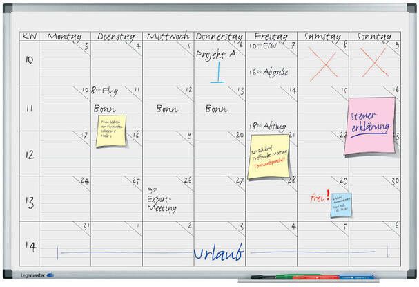 Legamaster Planbord premium projectplanner 60x90cm - Foto 2