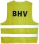 Fixfirst veiligheidsvest geel XL (volwassen) met opdruk BHV - Thumbnail 2