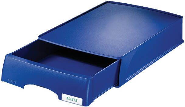 Leitz Brievenbak Plus met lade A4 maxi blauw