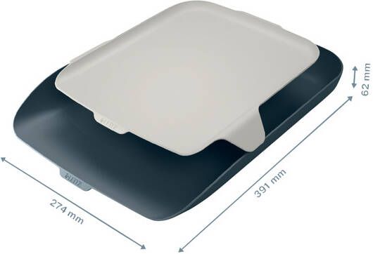 Leitz Cosy brievenbakje met desk organiser grijs - Foto 2