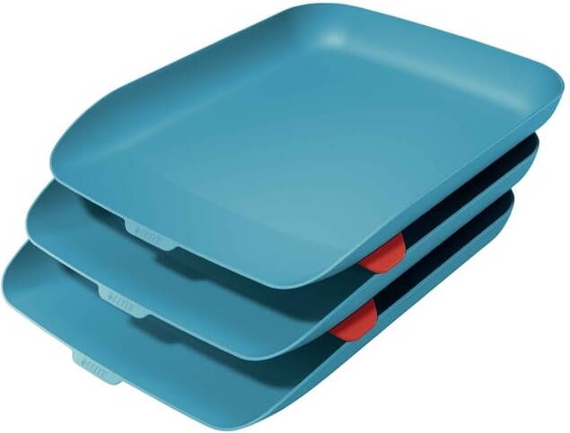 Leitz Brievenbak Cosy set van 3 A4 sereen blauw
