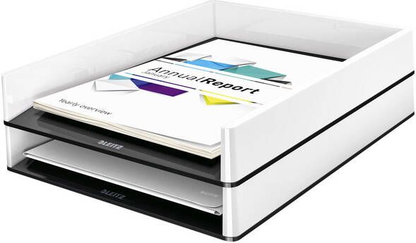 Leitz Brievenbak WOW A4 wit zwart - Foto 2