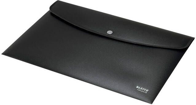 Leitz Recycle projectomslag A4 uit 80 % gerecycleerde kunststof zwart - Foto 2