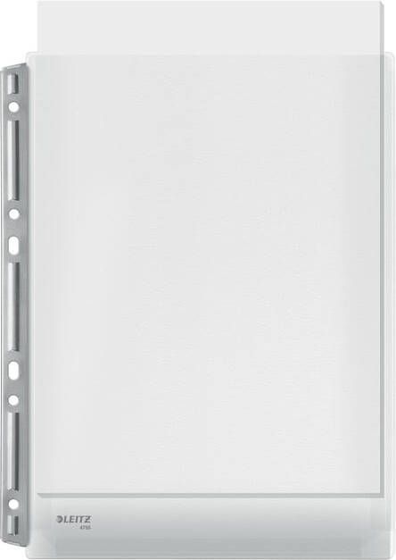 Leitz Harmonica showtas Premium 0.17mm metalen perforatiestrip copy safe A4 glashelder 3 stuks